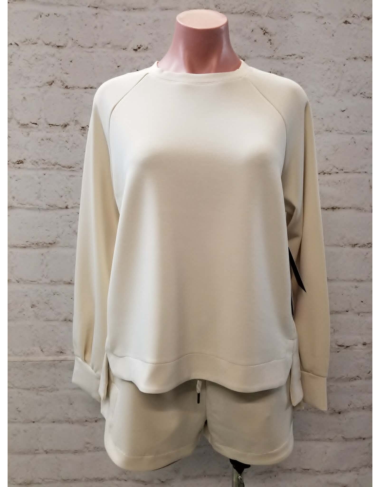 Womens Ritual Crew Neck Long Sleeve Pullover