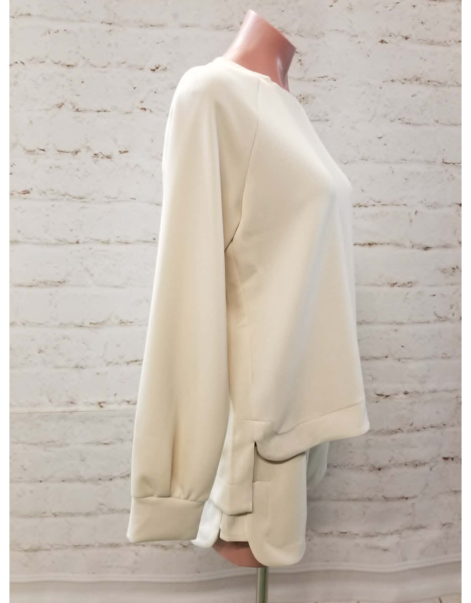 Womens Ritual Crew Neck Long Sleeve Pullover