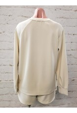 Womens Ritual Crew Neck Long Sleeve Pullover