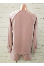 Womens Ritual Crew Neck Long Sleeve Pullover