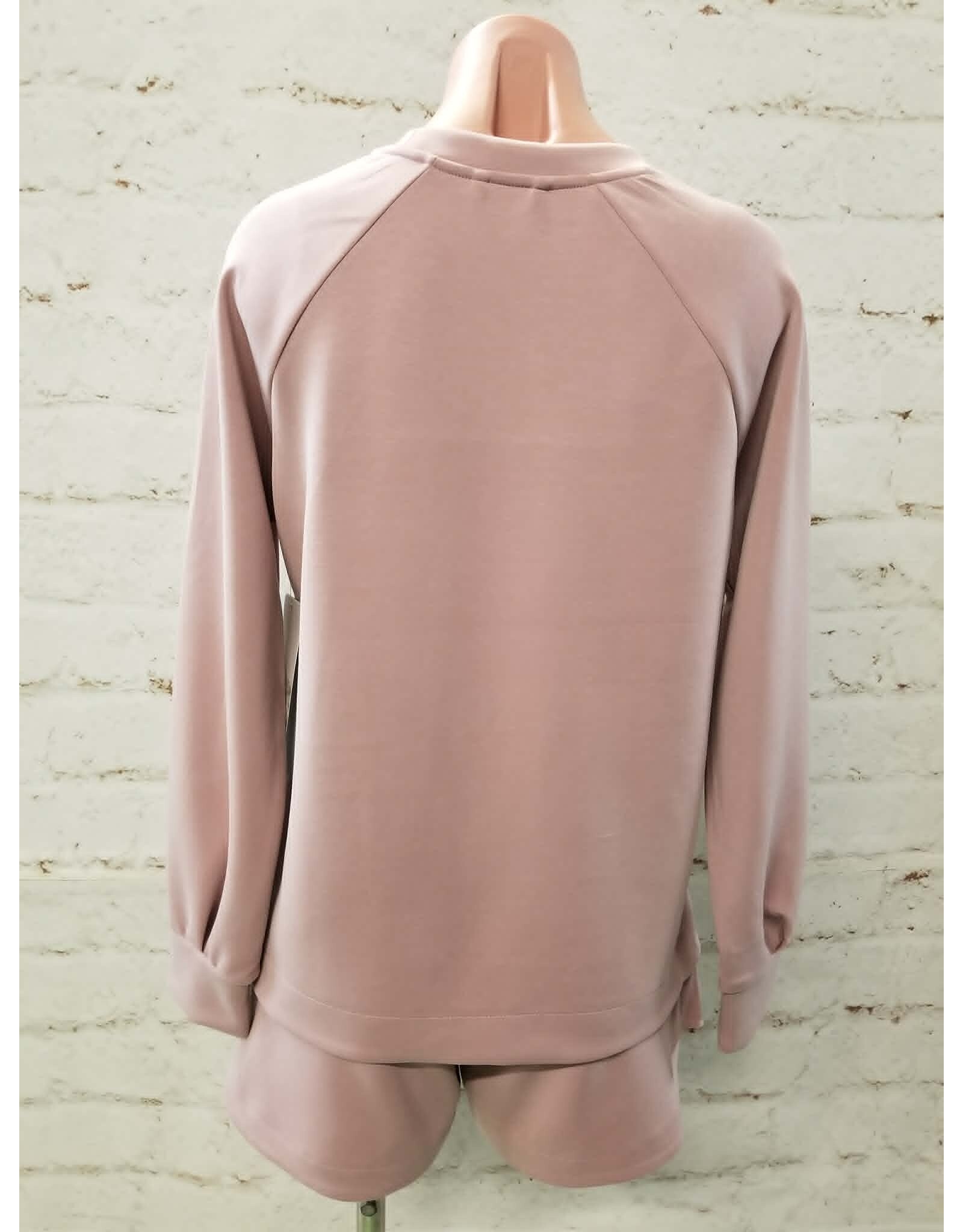 Womens Ritual Crew Neck Long Sleeve Pullover