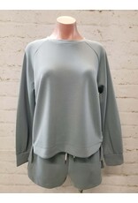 Womens Ritual Crew Neck Long Sleeve Pullover