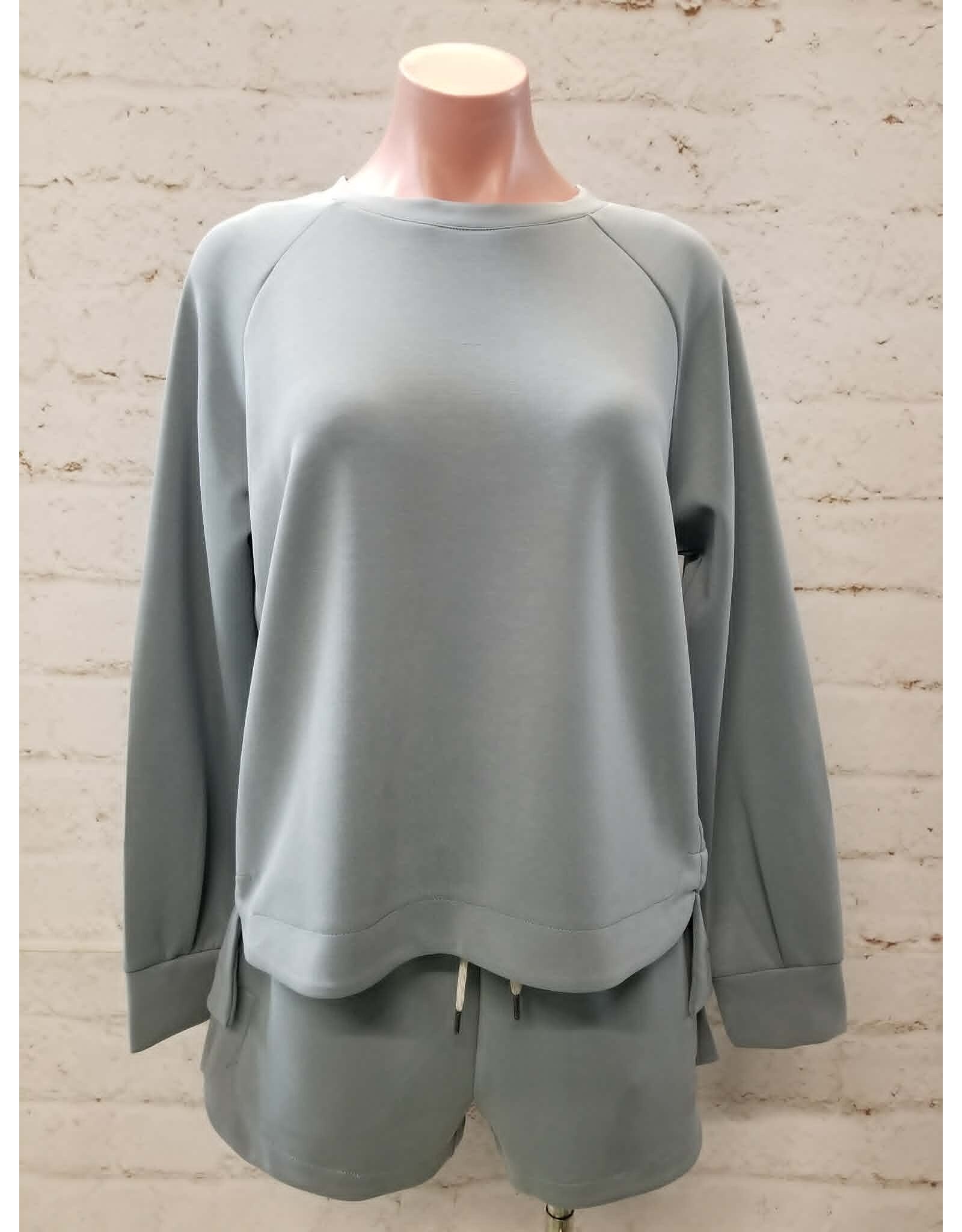 Womens Ritual Crew Neck Long Sleeve Pullover
