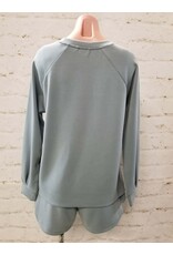 Womens Ritual Crew Neck Long Sleeve Pullover