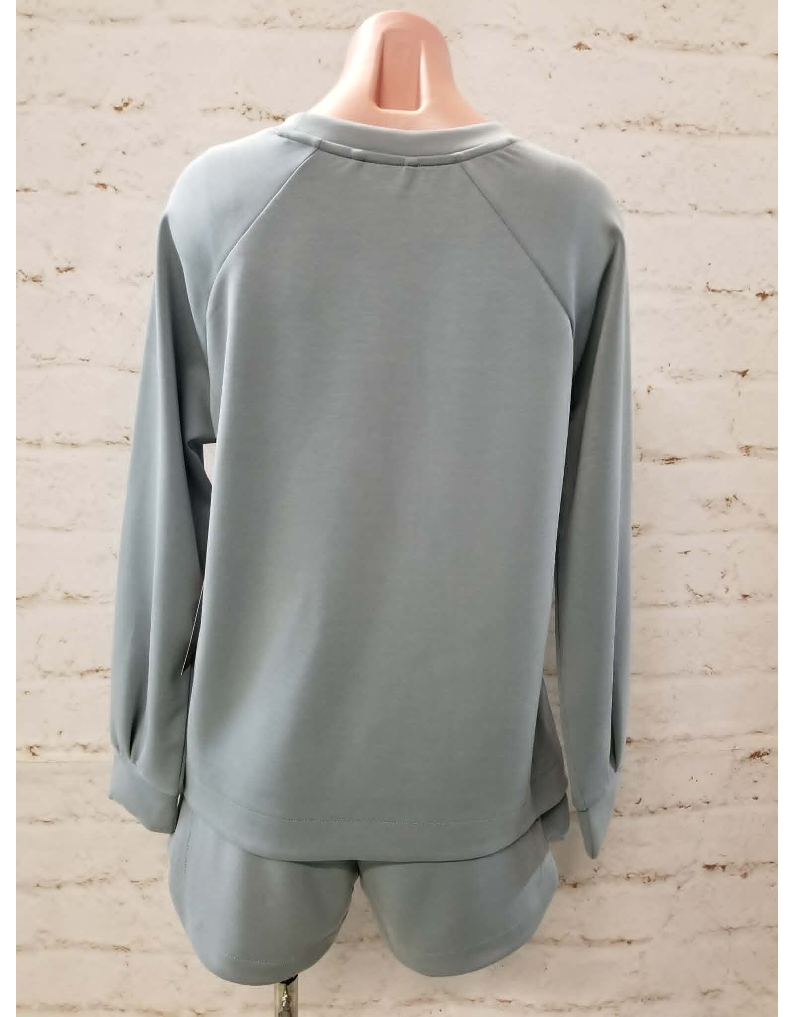 Womens Ritual Crew Neck Long Sleeve Pullover
