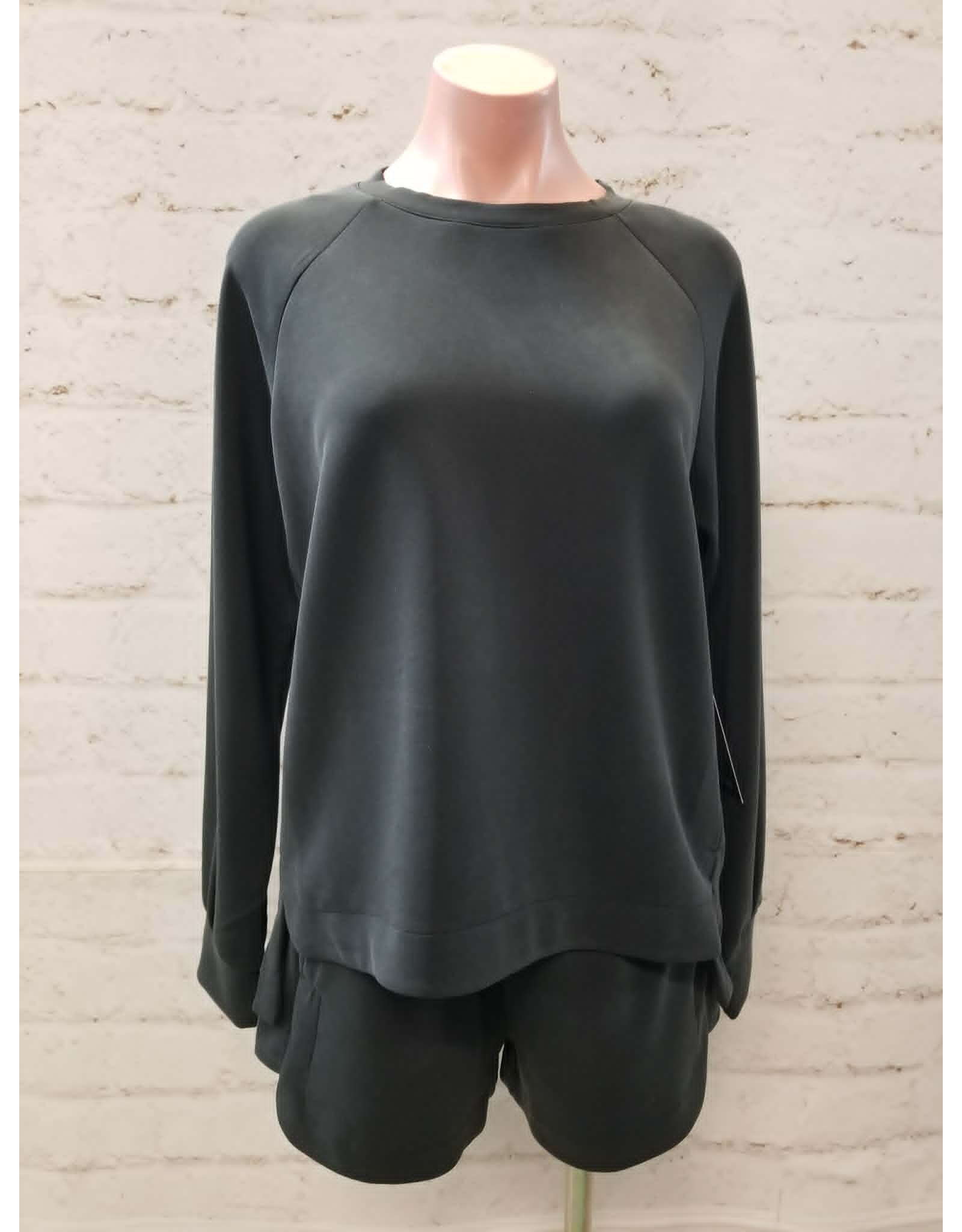 Womens Ritual Crew Neck Long Sleeve Pullover