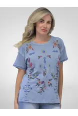 Caite Kari Tee Blue Fog