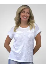 Caite Cassidy Tee White
