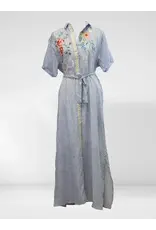 Kyla Seo Janis Dress Blue Stripe