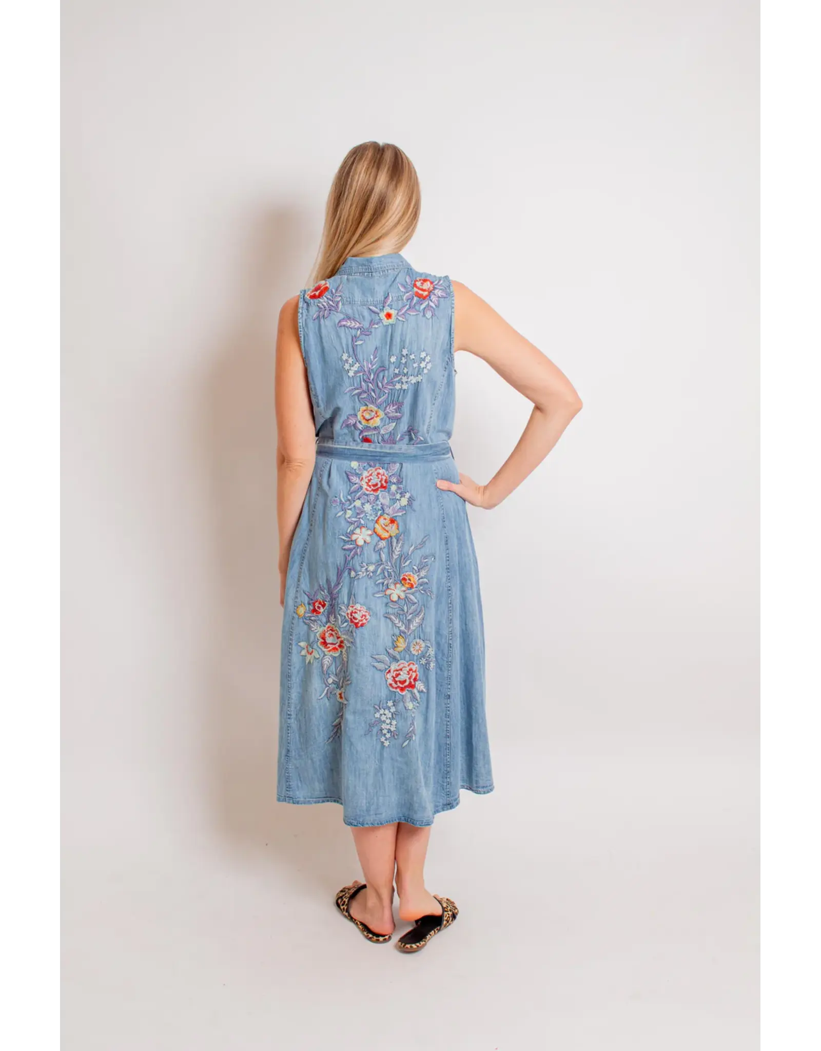 Kyla Seo Chandler Dress Tencel Multi