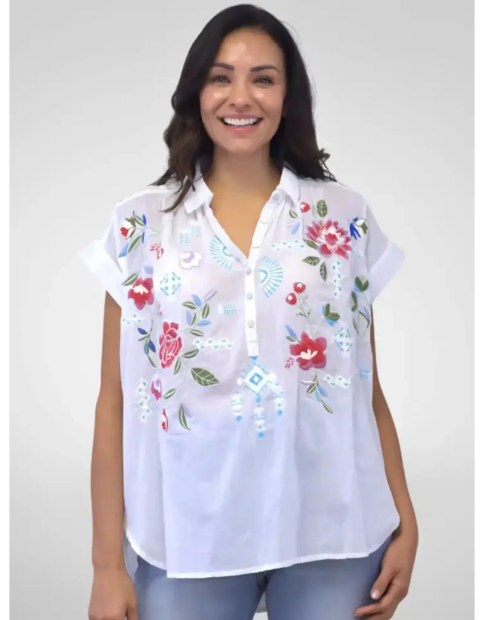 Kyla Seo Anni Blouse White
