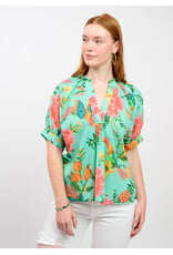 Ivy Jane Ivy Jane Tropical Dolman Top Aqua