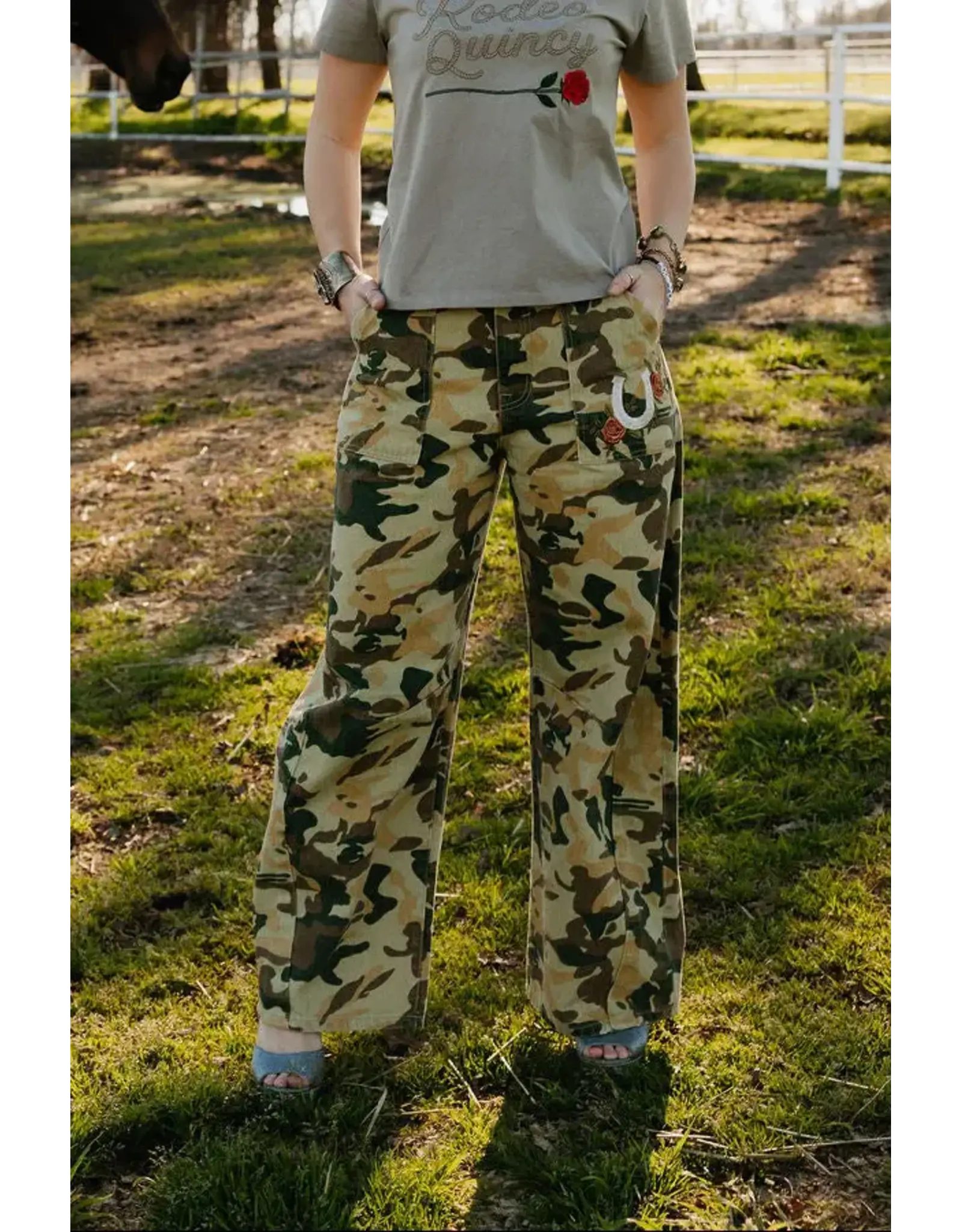 Rodeo Quincy Wild Rose Camo Jeans