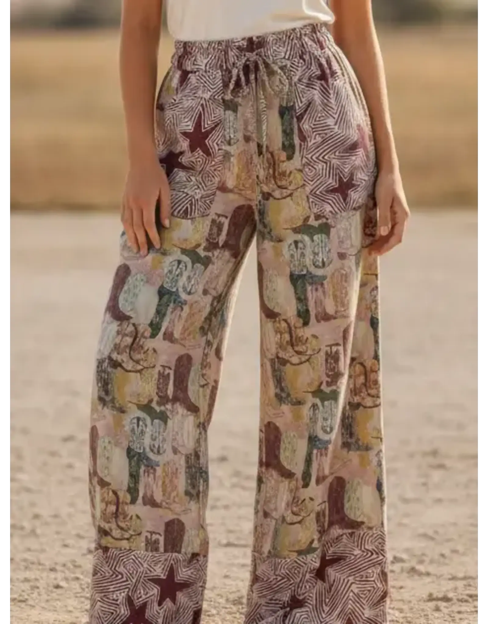 Miley Mixed Boot Pant