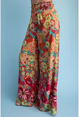 Ravenna Retro Floral Wide Leg Pant
