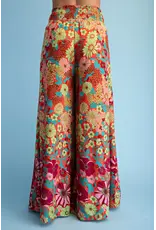 Ravenna Retro Floral Wide Leg Pant
