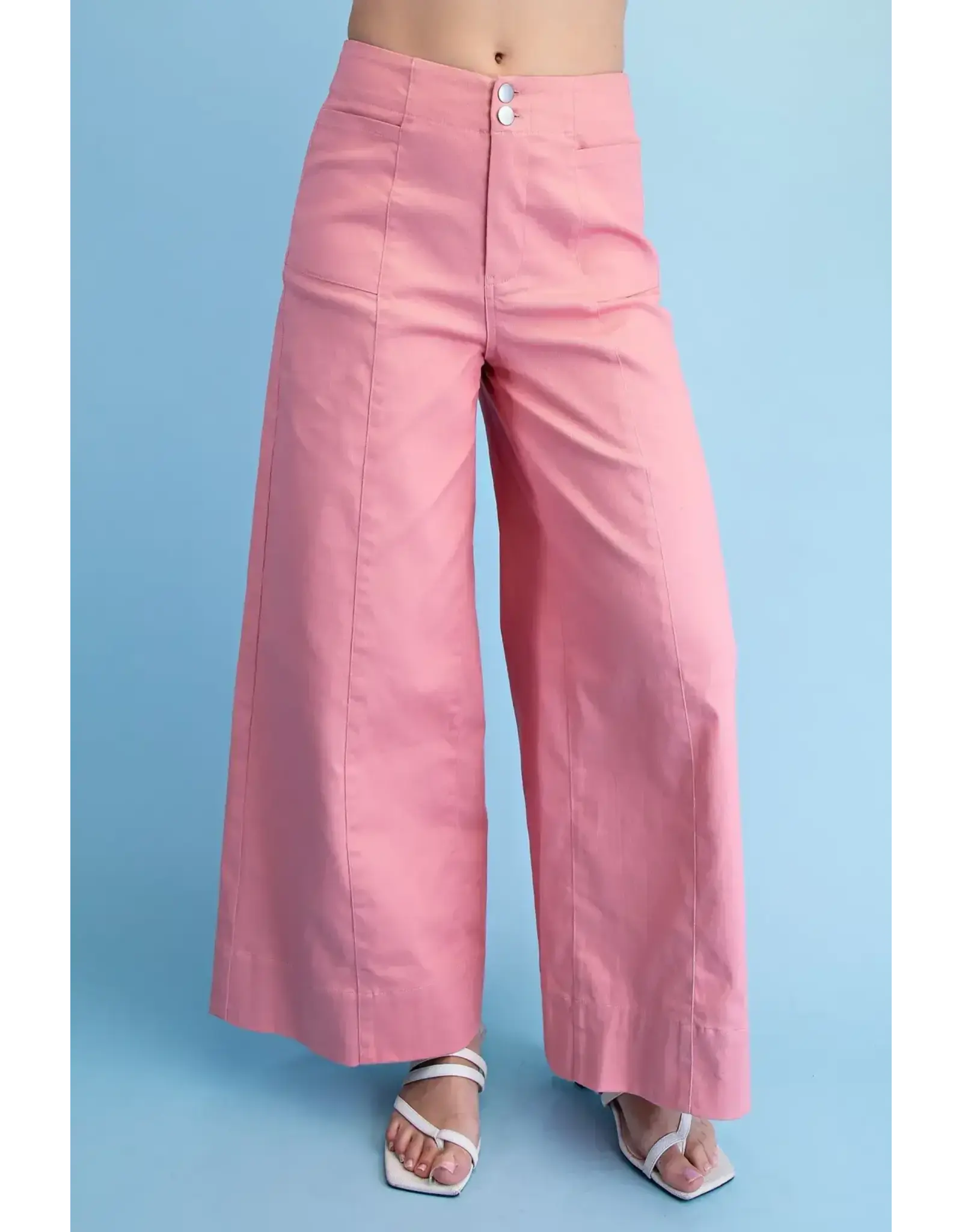 Wendy Wide Leg Pink Pants