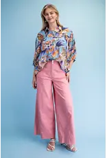 Wendy Wide Leg Pink Pants