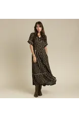 Sendero La Dahlia Dress Black Floral
