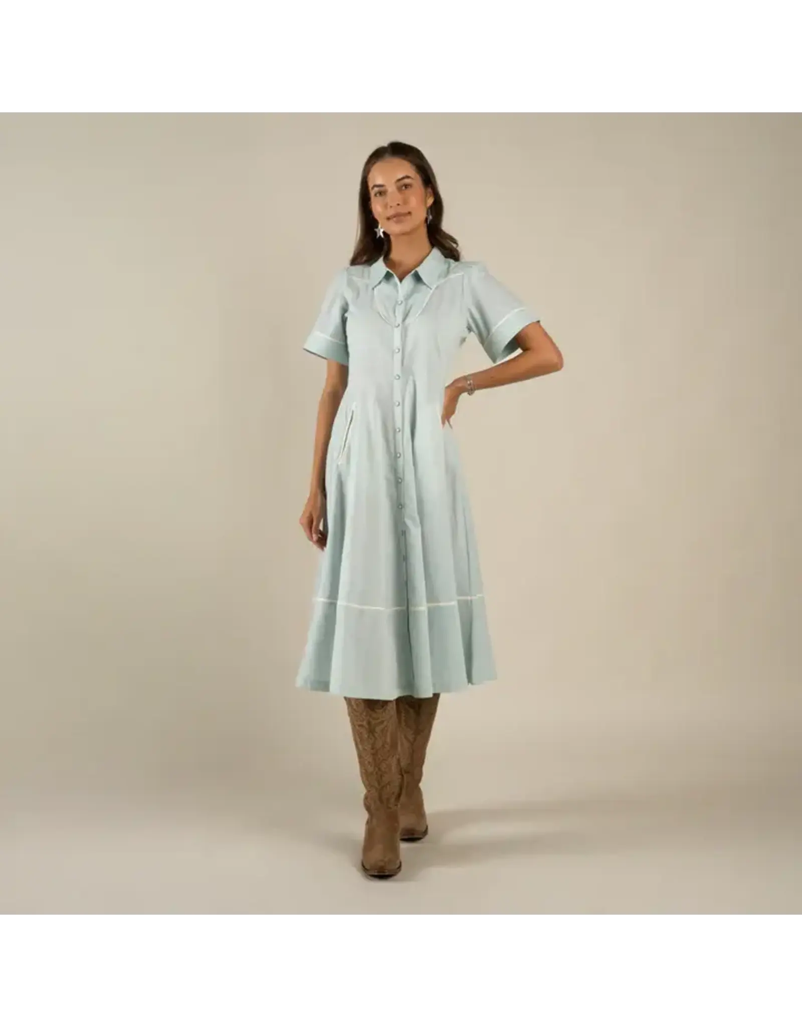 Sendero La Dahlia Dress Mistflower