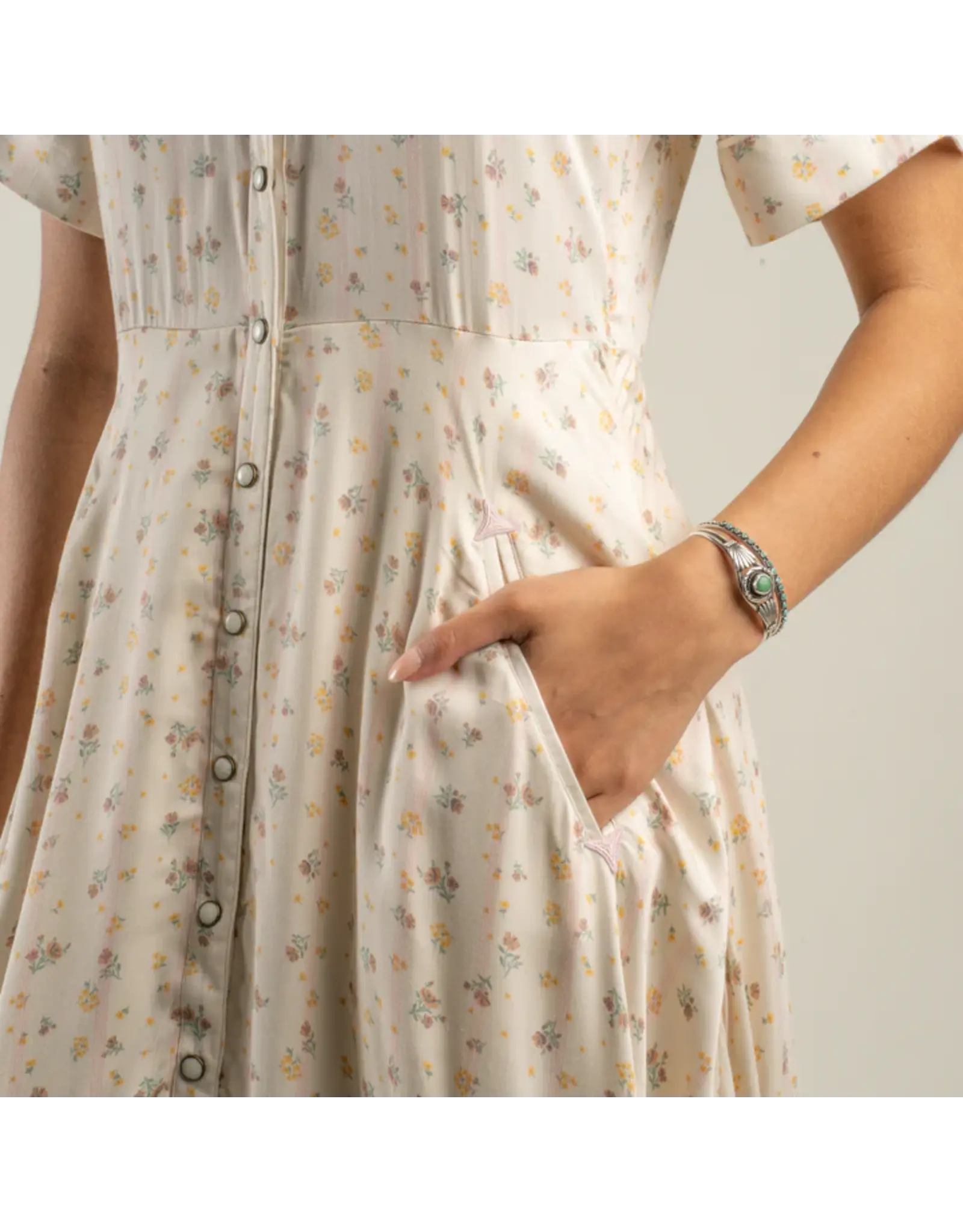 La Dahlia Dress Dustbloom Antique White
