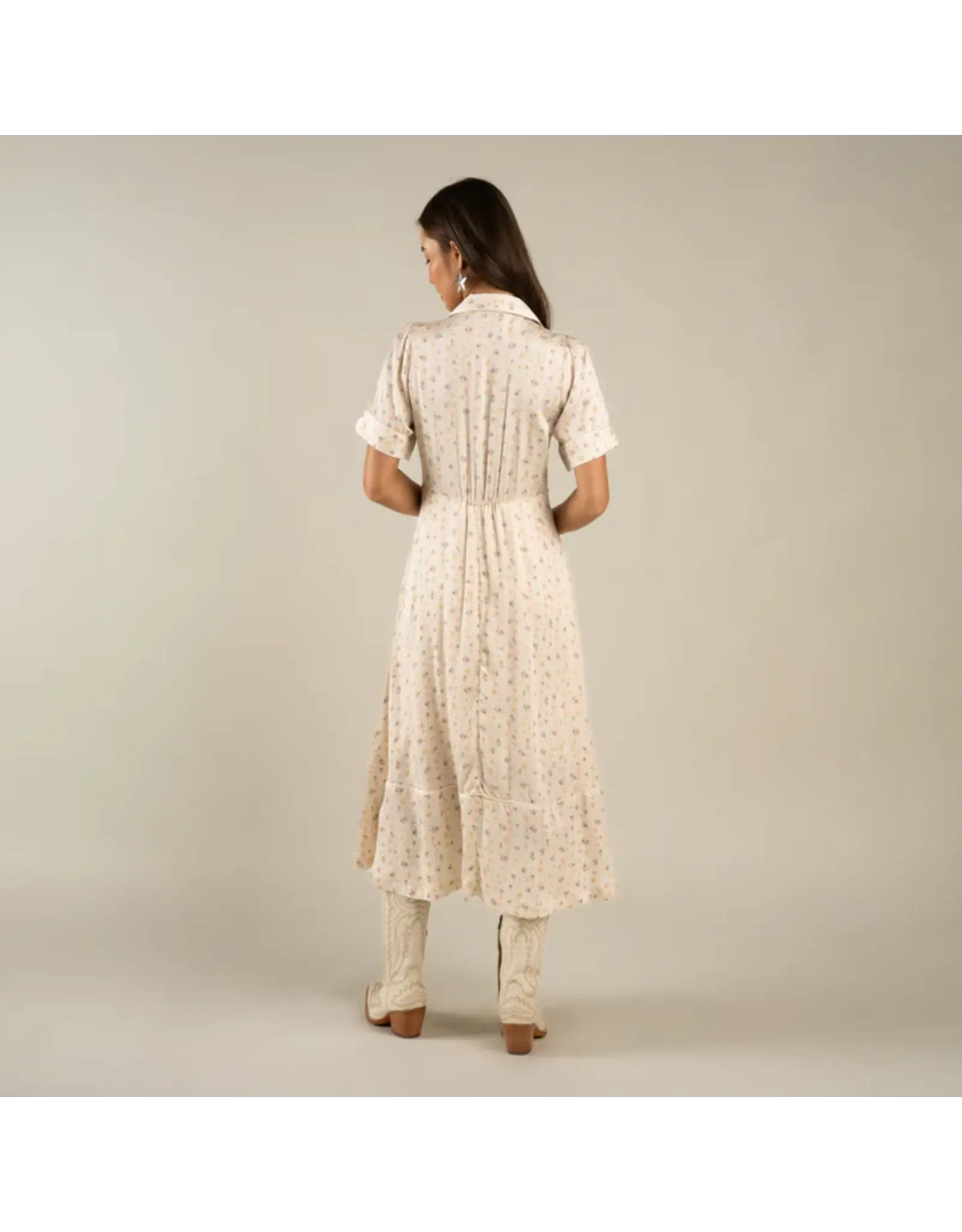 La Dahlia Dress Dustbloom Antique White