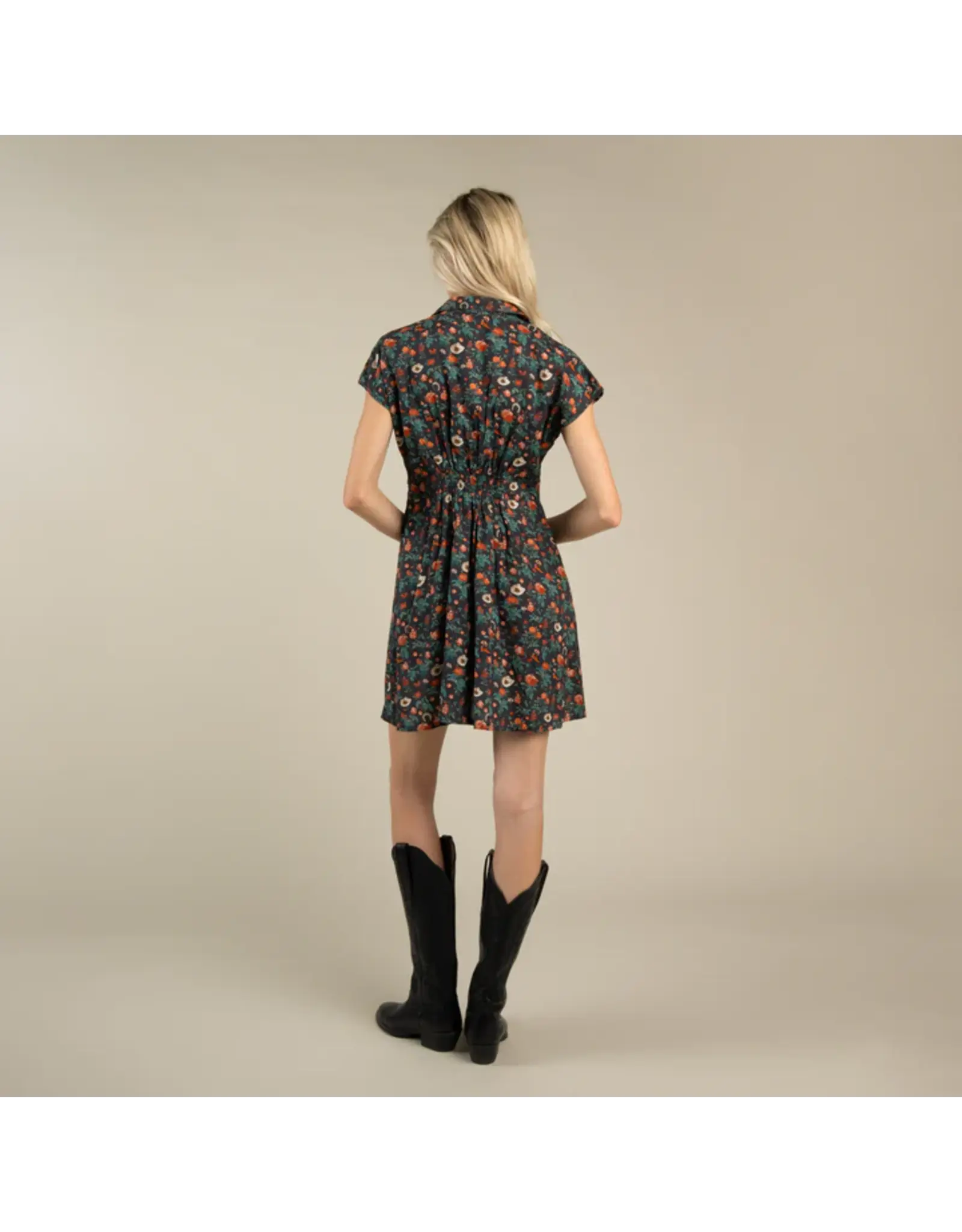Sendero Marabella Dress Desert Rose Charcoal