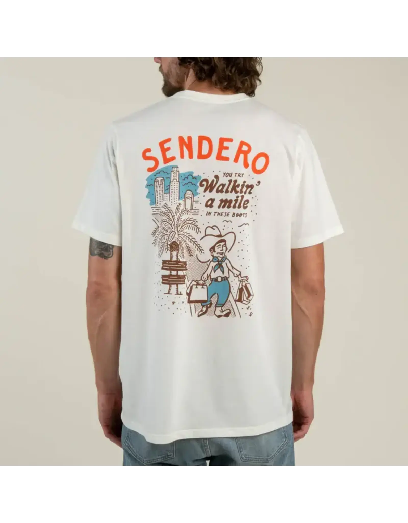 Sendero Walkin' a Mile T-Shirt Vintage White