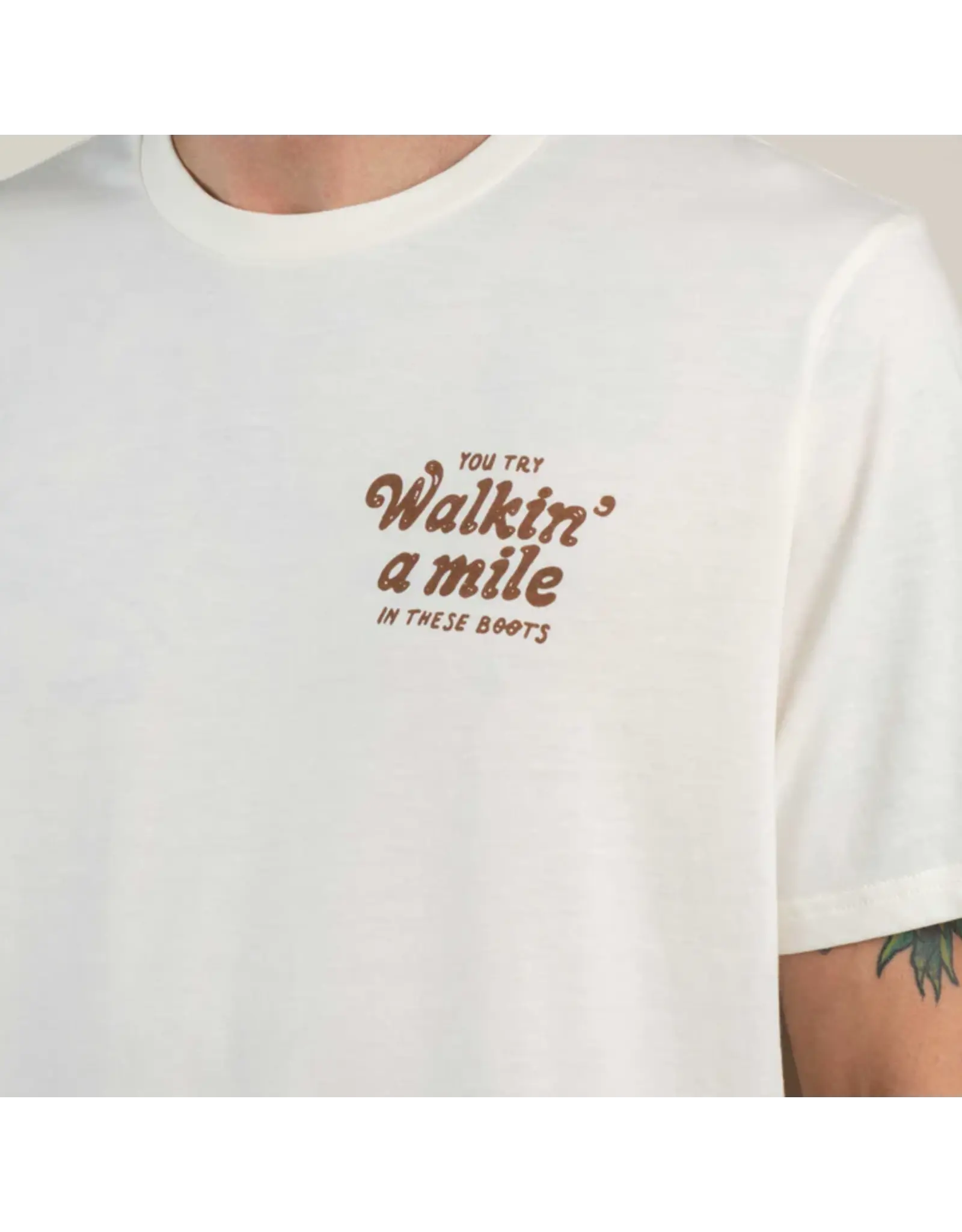 Sendero Walkin' a Mile T-Shirt Vintage White