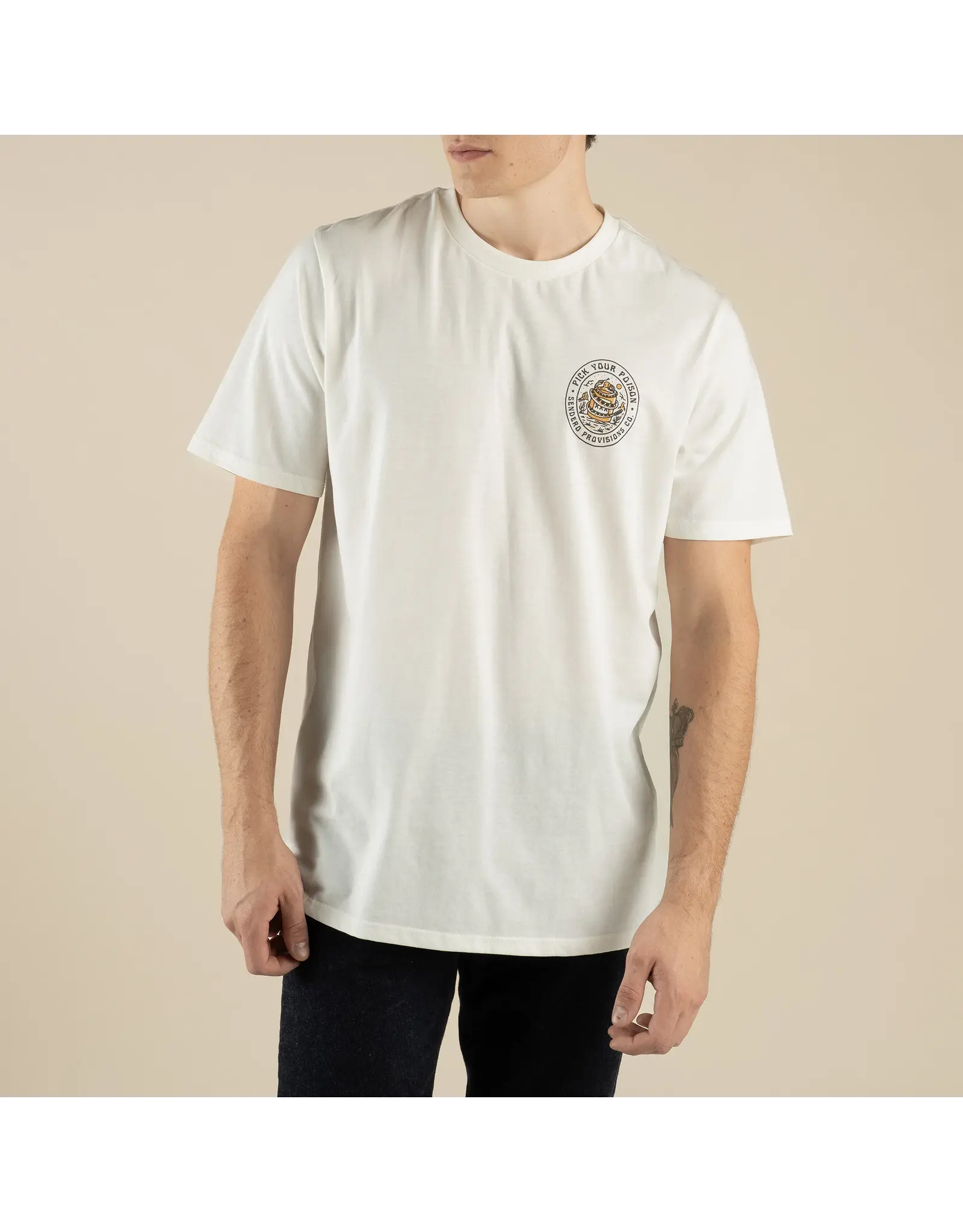 Sendero Pick Your Poison T-Shirt Vintage White