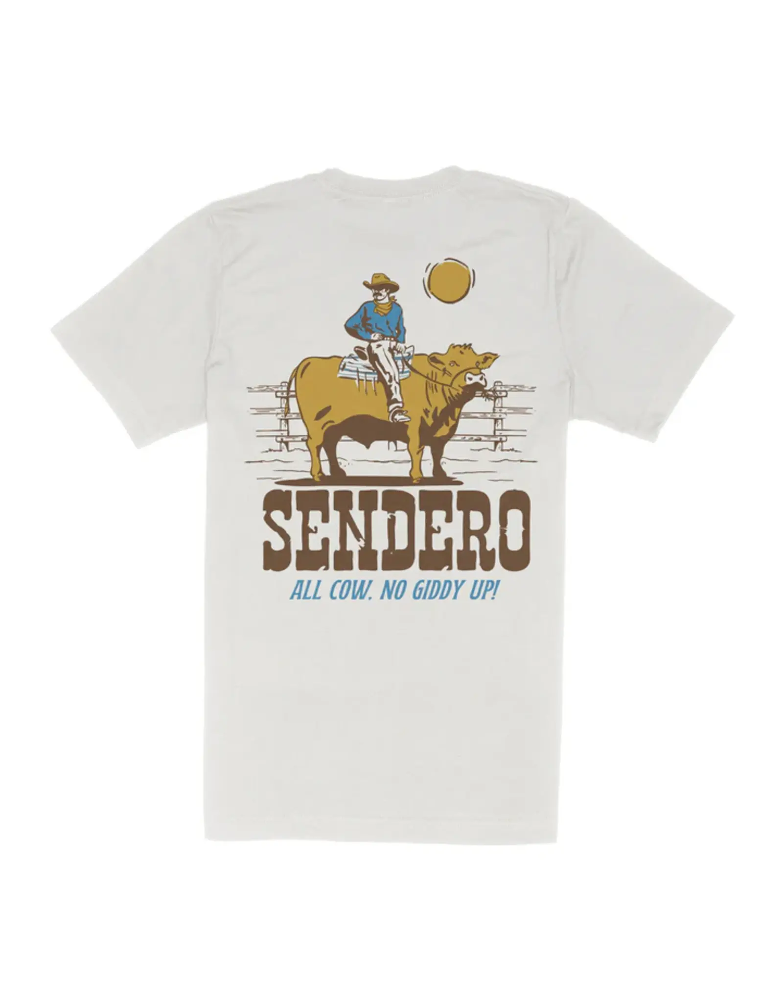 Sendero All Cow T-Shirt Vintage White
