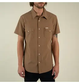 Sendero Confluence Tech Short Sleeve Shirt Light Brown