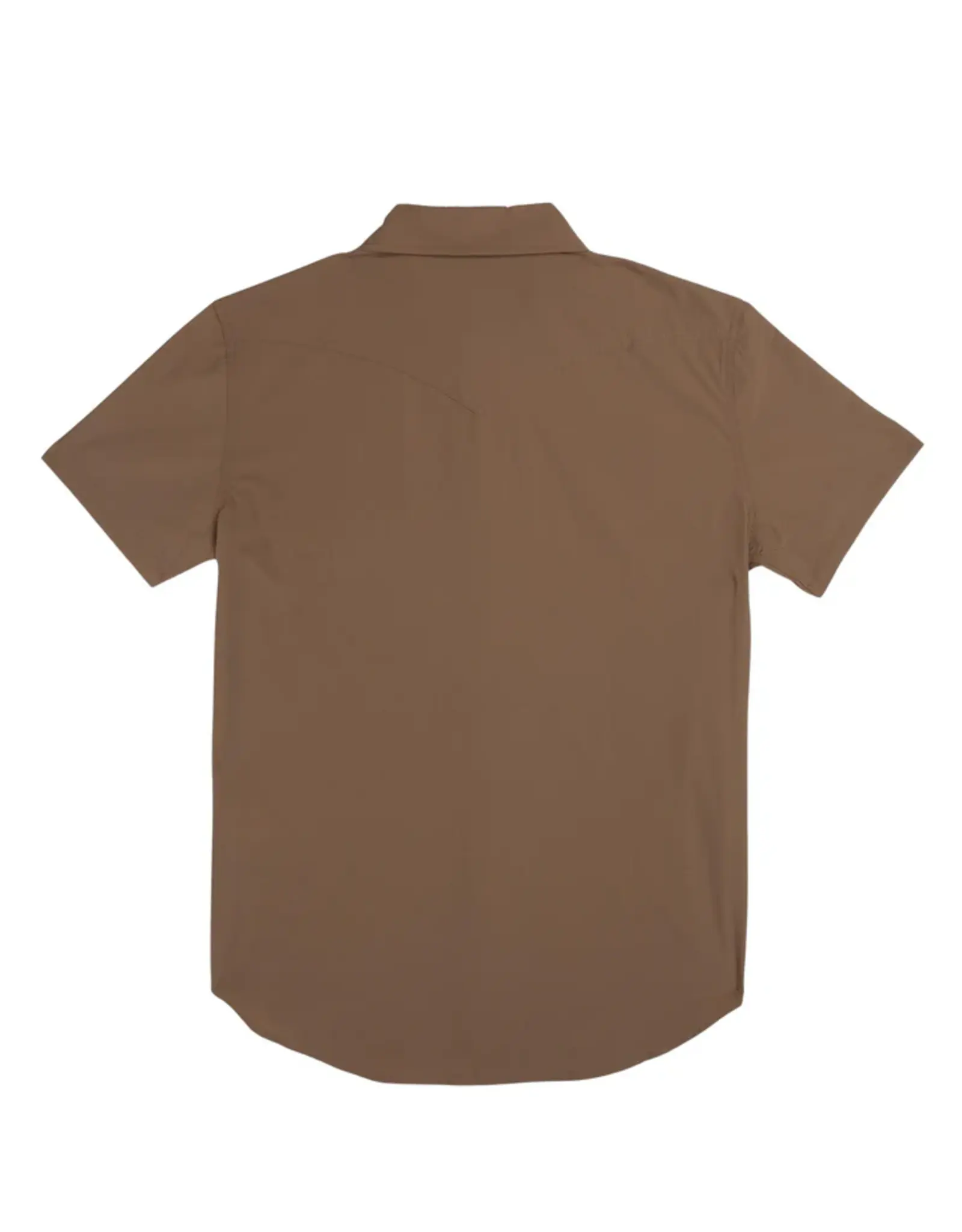 Sendero Confluence Tech Short Sleeve Shirt Light Brown