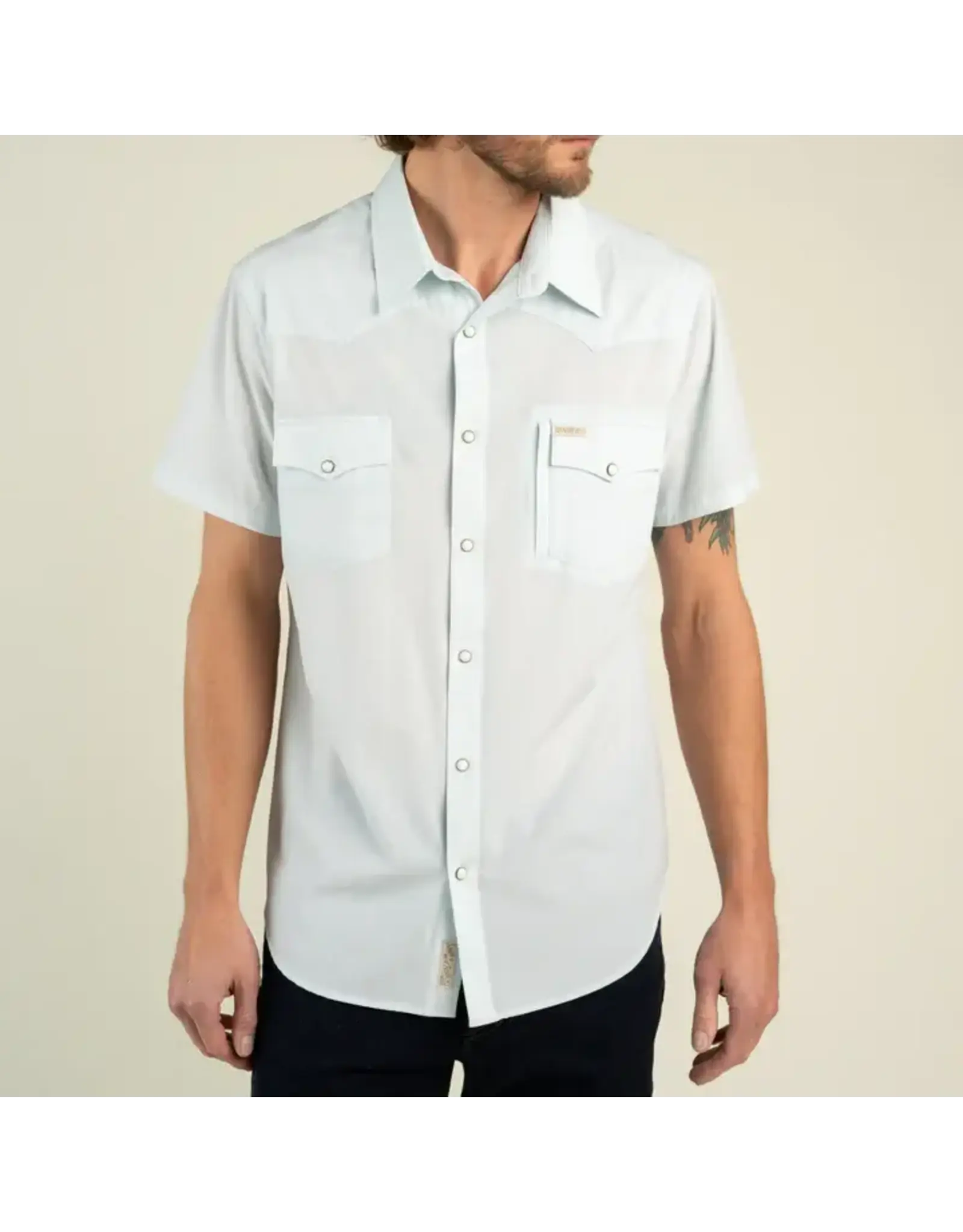 Sendero Confluence Tech Short Sleeve Shirt Matagorda Sky