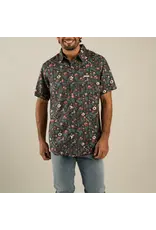 Sendero City Slicker Button Up Short Sleeve Desert Rose Charcoal