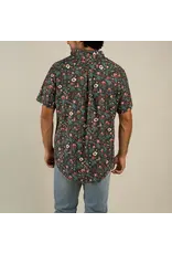 Sendero City Slicker Button Up Short Sleeve Desert Rose Charcoal