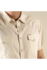 Sendero Wyatt Pearl Snap Short Sleeve Denim Shirt Antique White