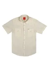 Sendero Wyatt Pearl Snap Short Sleeve Denim Shirt Antique White
