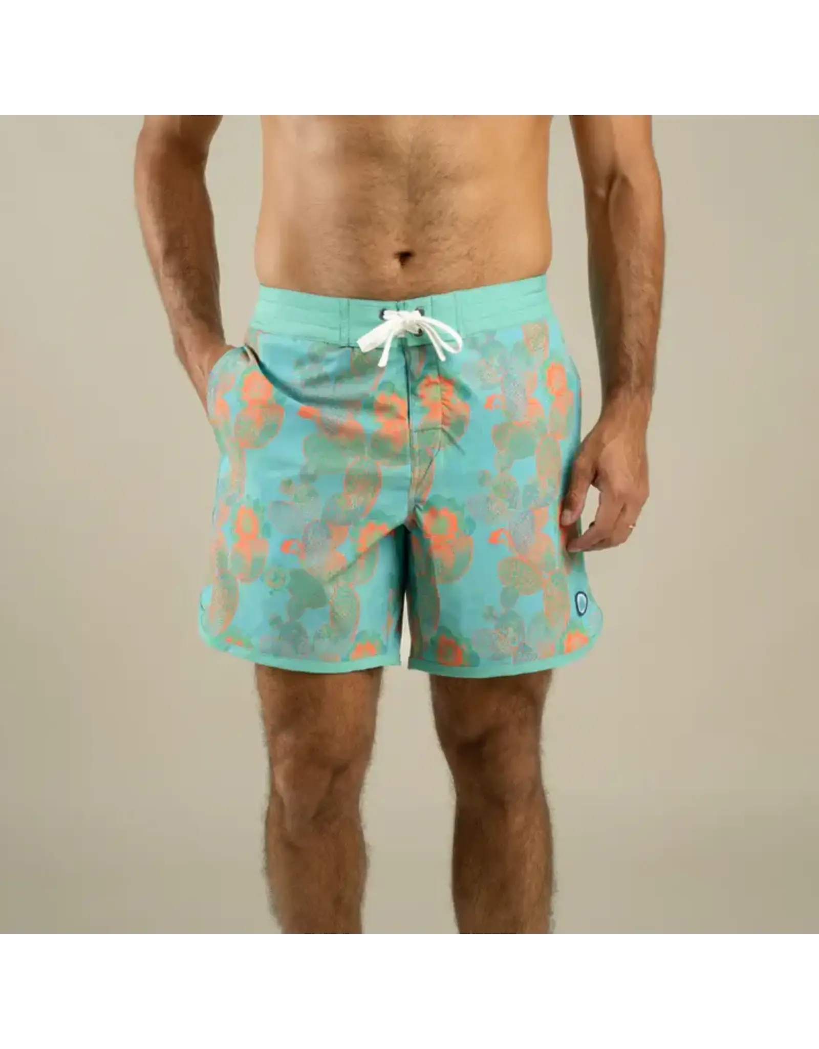 Sendero Point Bar Boardshort Nopal Cosmico Verde Vivo