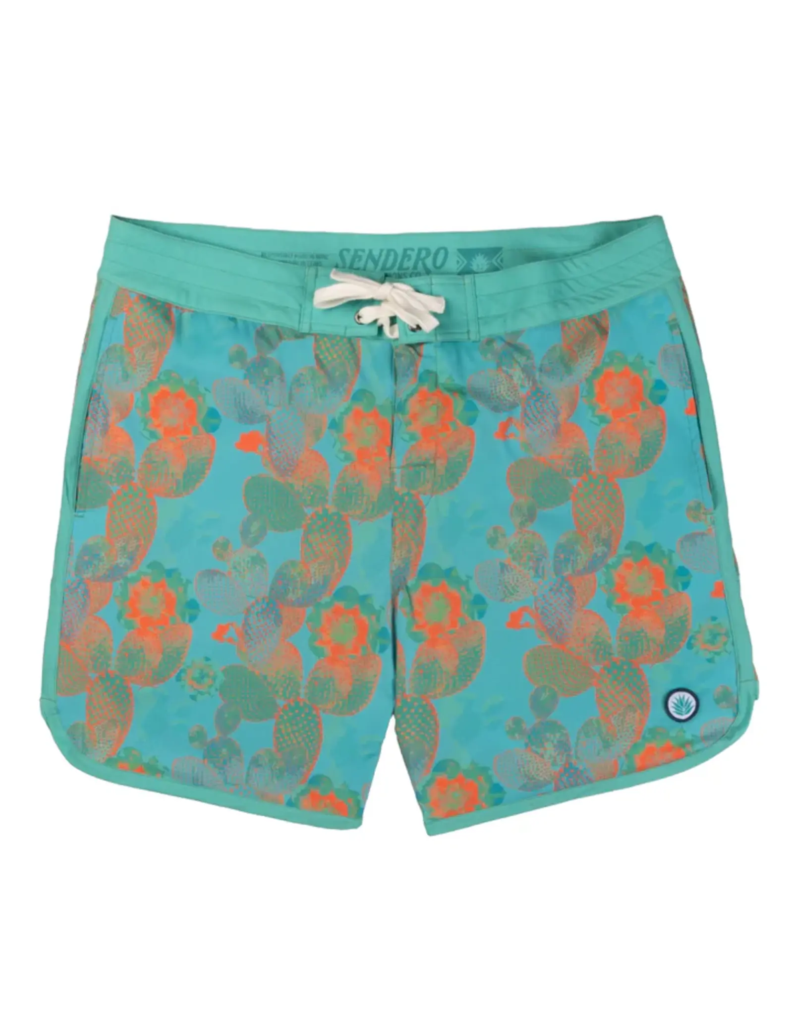 Sendero Point Bar Boardshort Nopal Cosmico Verde Vivo