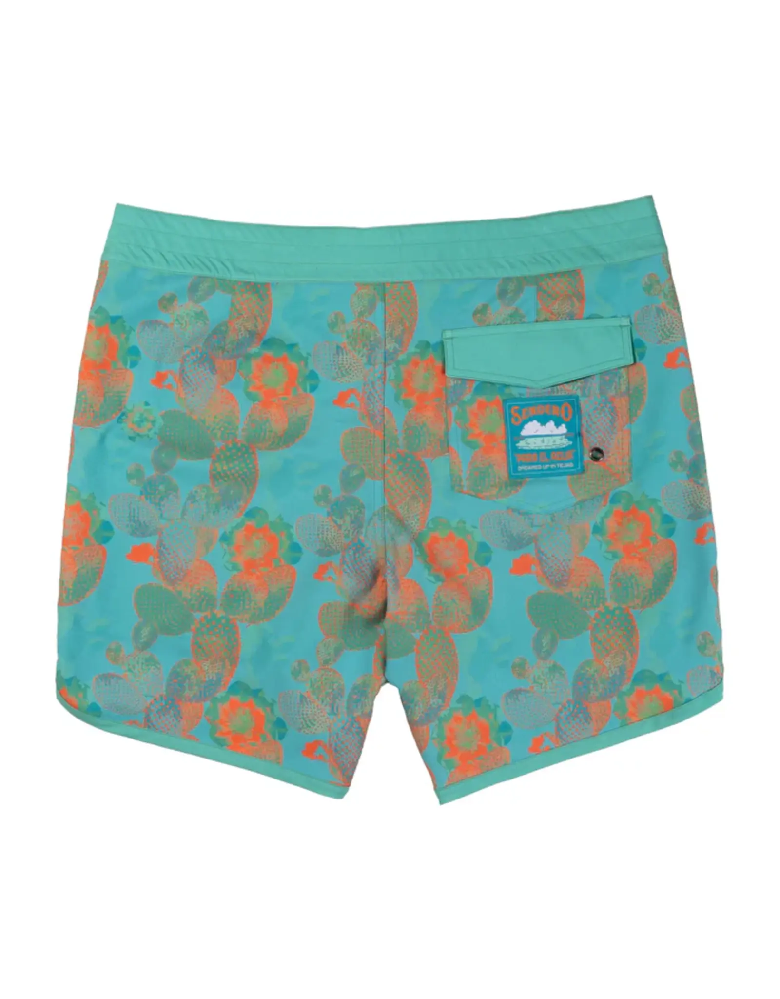 Sendero Point Bar Boardshort Nopal Cosmico Verde Vivo