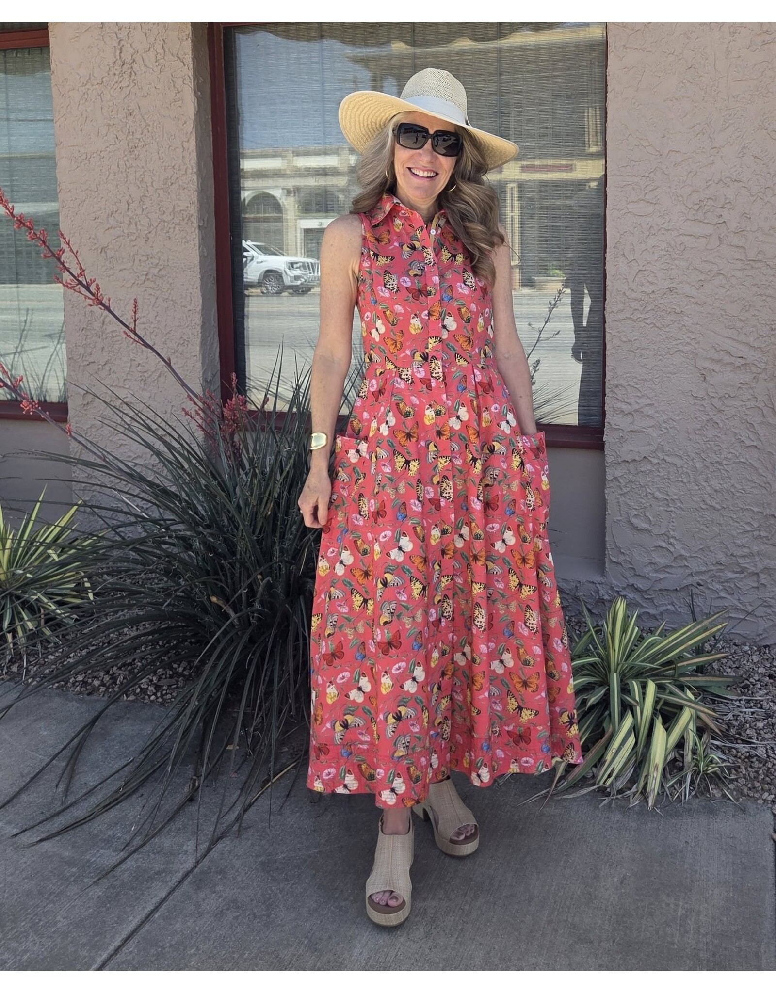 Dizzy Lizzie Sea Island Sleeveless Dress