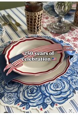 Hester & Cook Die-cut American Floral Wreath Placemat