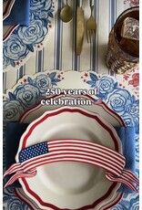 Hester & Cook Die-cut American Floral Wreath Placemat