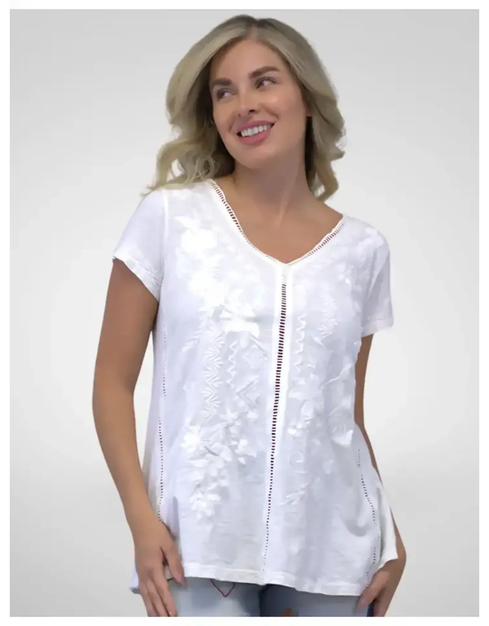 Caite Frida Tee White