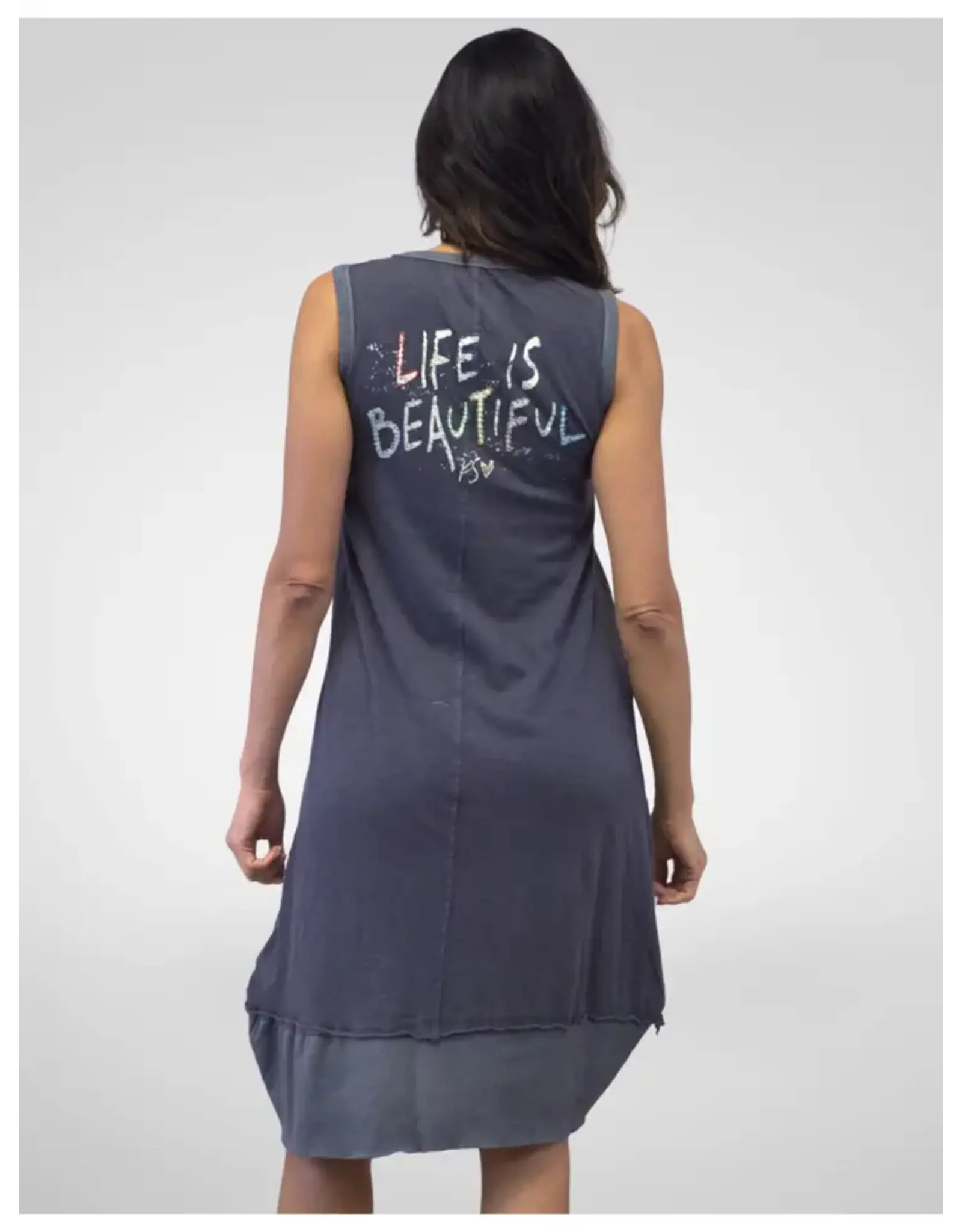 Kyla Seo Carlisa Dress Dark Grey