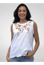Caite Franci Tank White