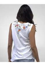 Caite Franci Tank White
