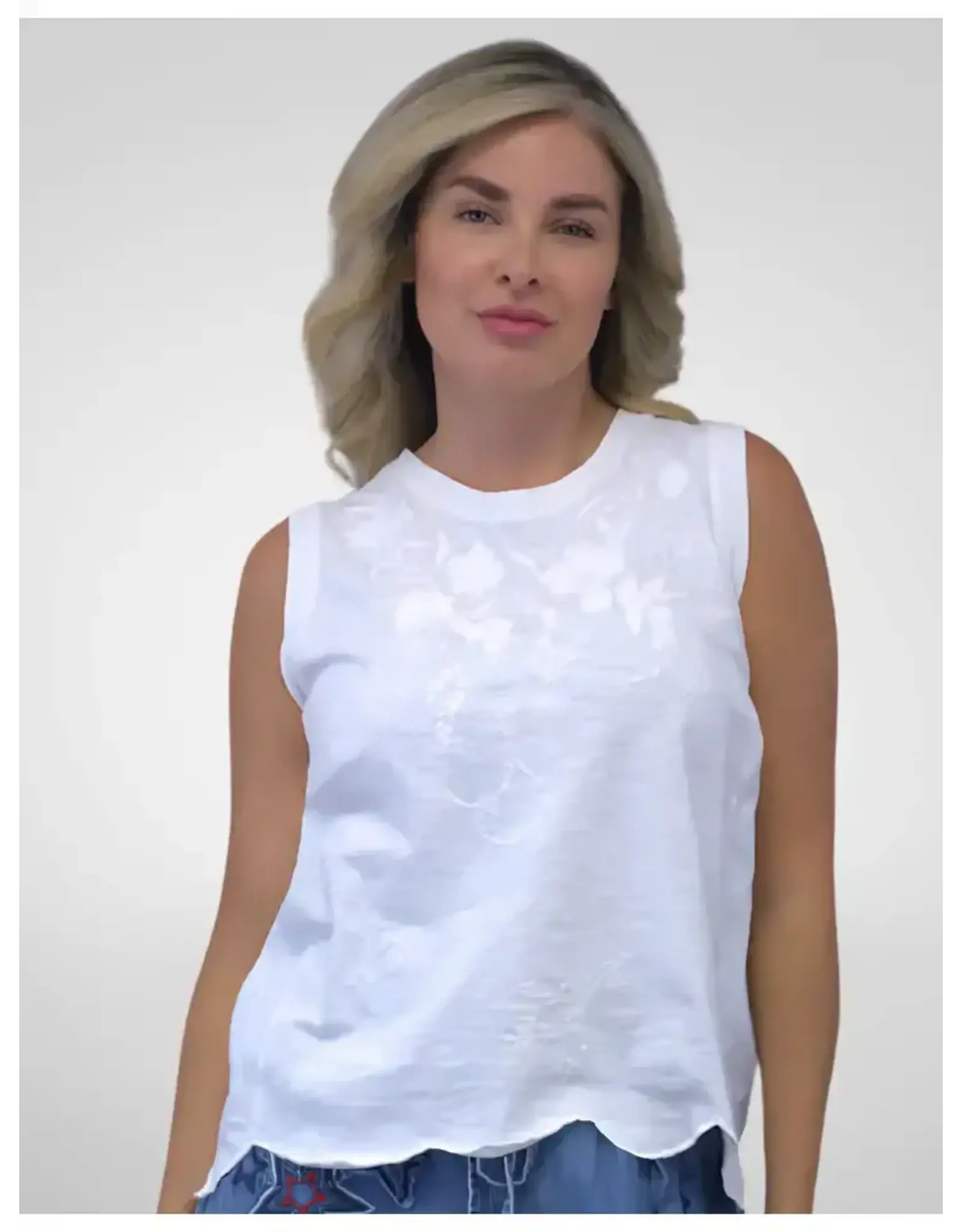 Caite Nell Tank White