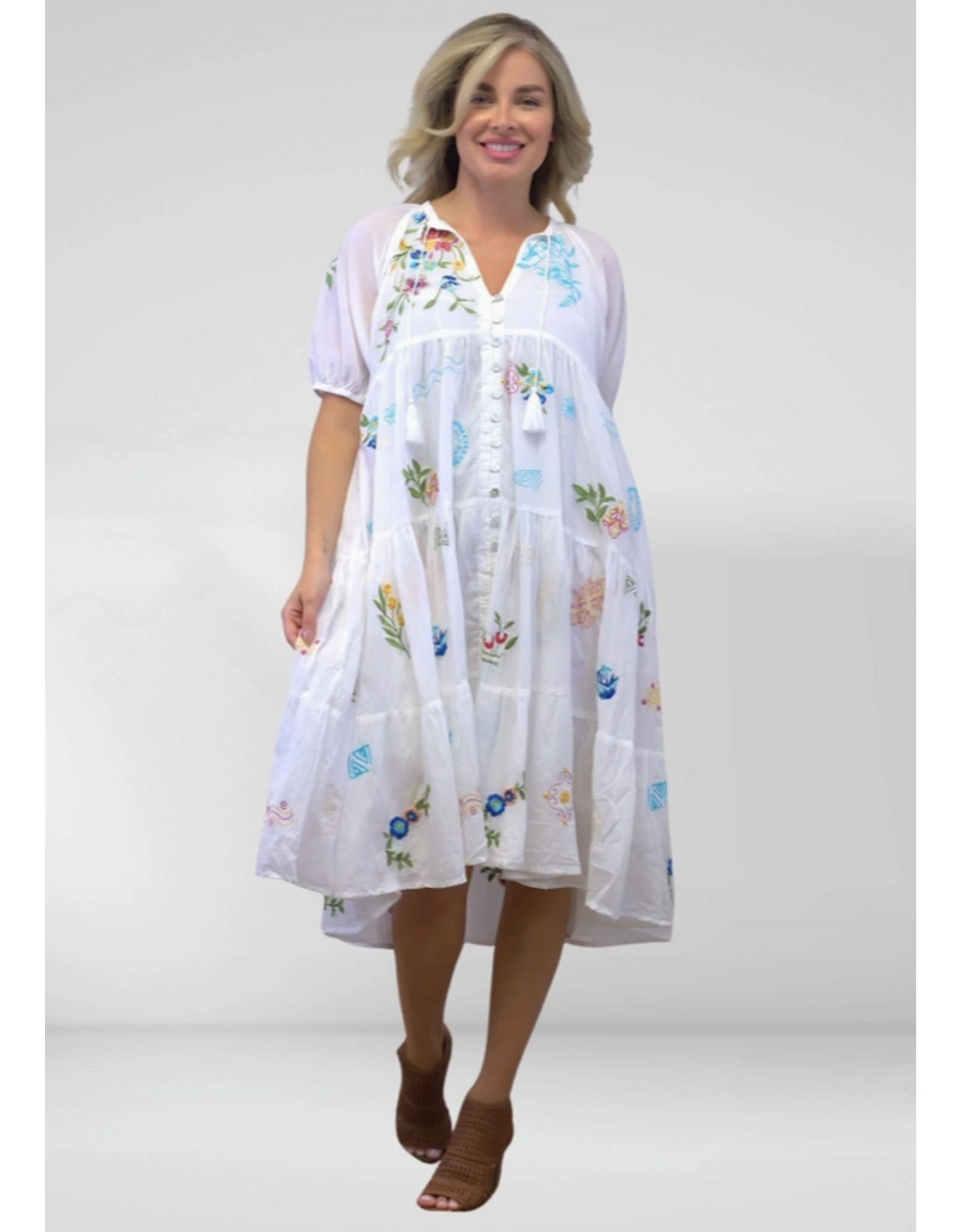 Kyla Seo Ember Dress White